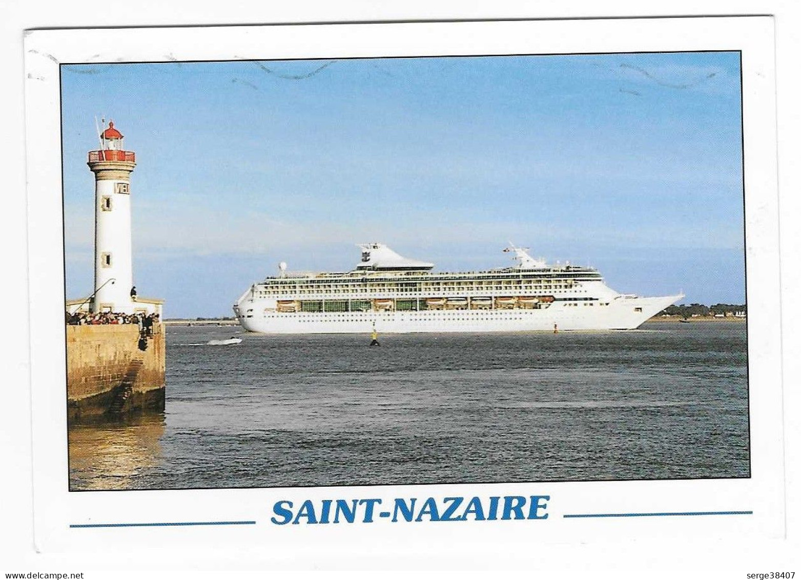 Saint Nazaire - 1996 - Paquebot "Le Splendour Of The Seas" Devant Le Phare - N°24  # 10-23/19 - Saint Nazaire