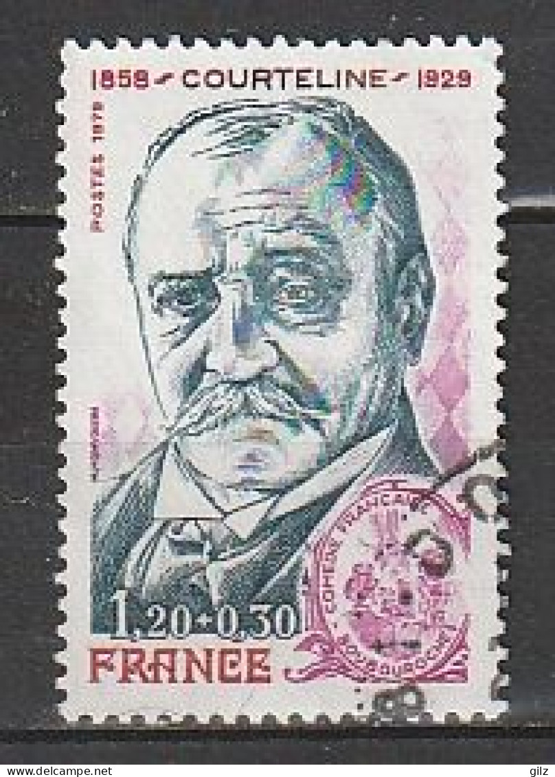 France, Georges Courteline, Romancier, 1979, Obl, TB - Used Stamps