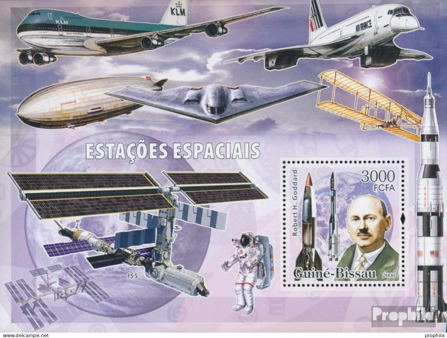 Guinea-Bissau Block 554 (kompl. Ausgabe) Postfrisch 2006 Raumstationen - Guinée-Bissau