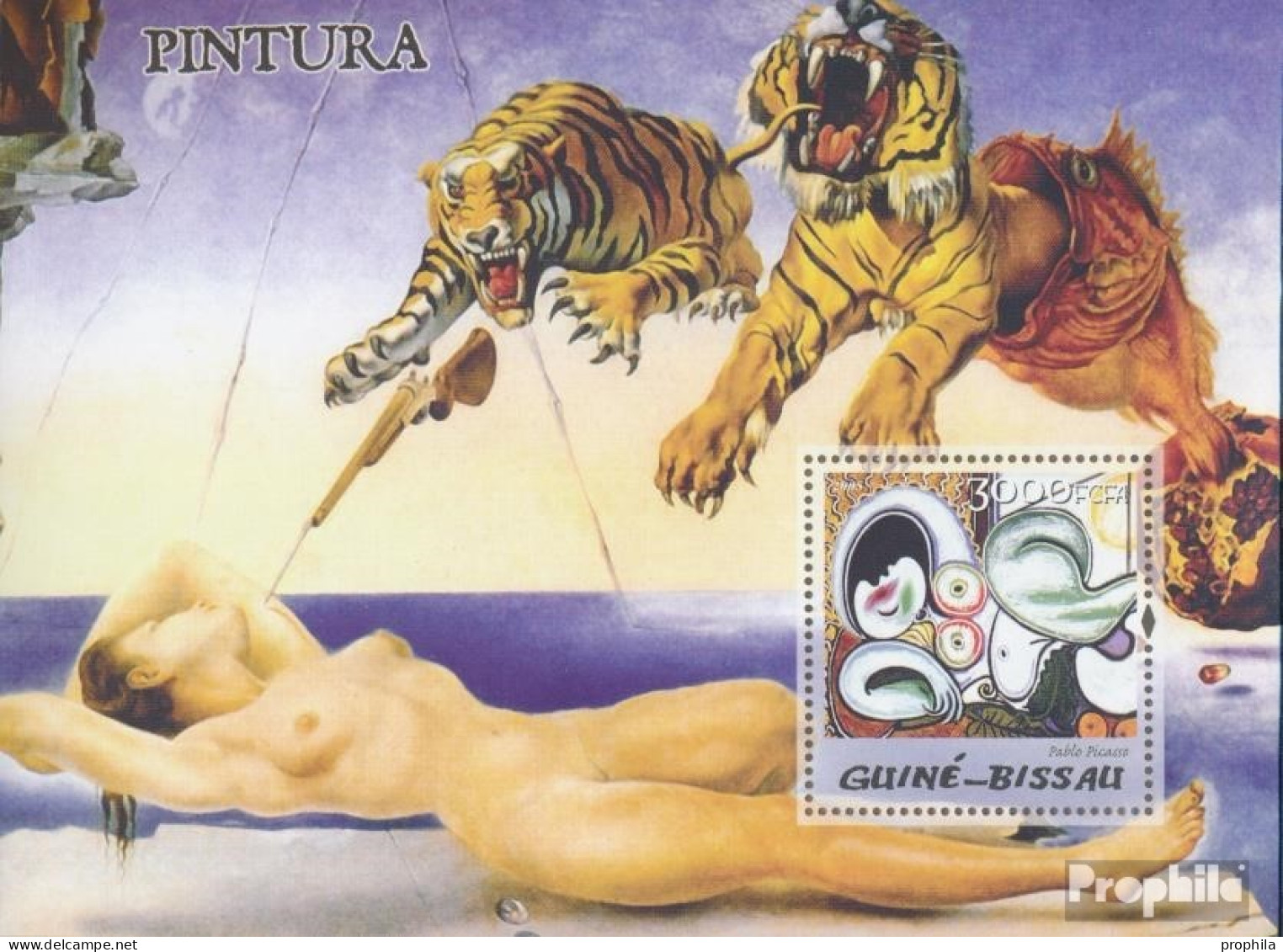 Guinea-Bissau Block 509 (kompl. Ausgabe) Postfrisch 2005 Gemälde Spanischer Maler - Guinée-Bissau