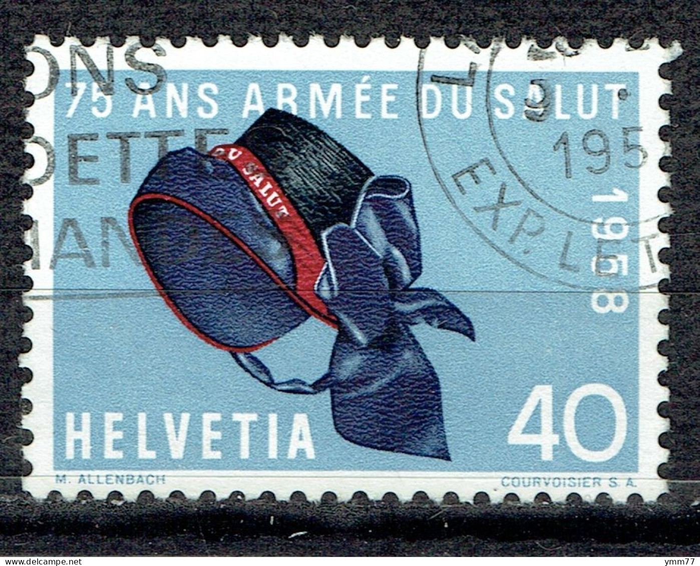 Série De Propagande : 75ème Anniversaire De L'installation En Suisse De L'Armée Du Salut - Used Stamps