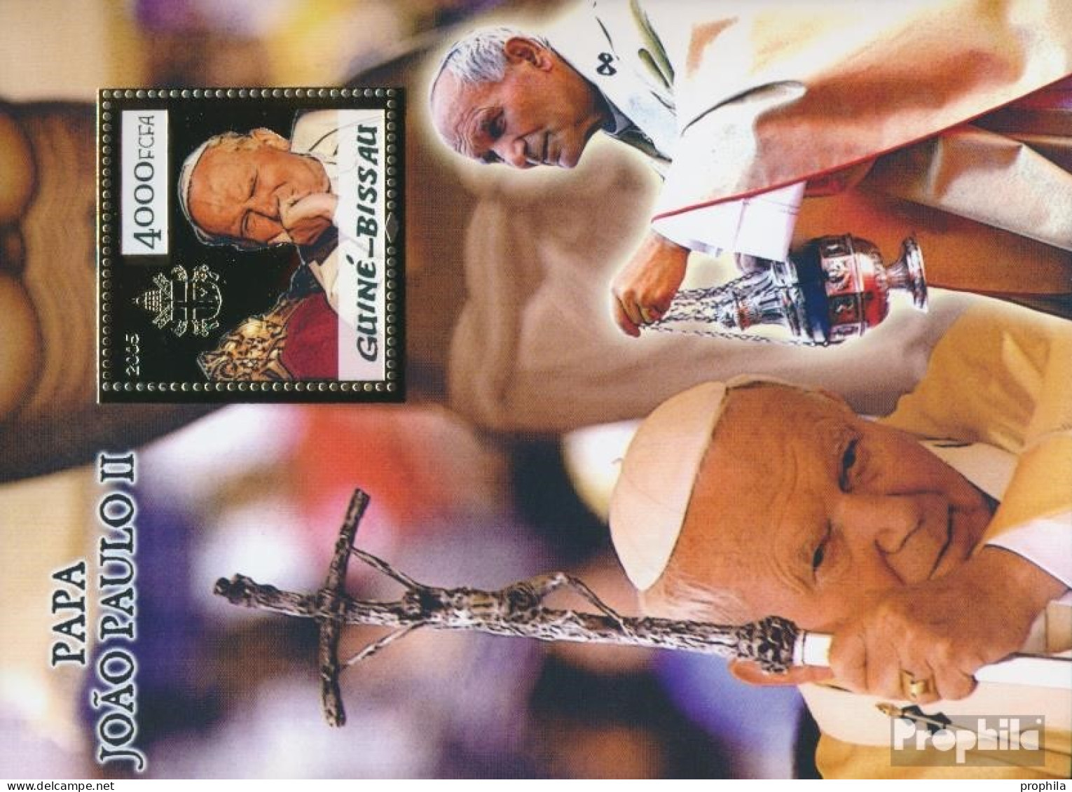 Guinea-Bissau Block 499 (kompl. Ausgabe) Postfrisch 2005 Papst Johannes Paul II. - Guinea-Bissau