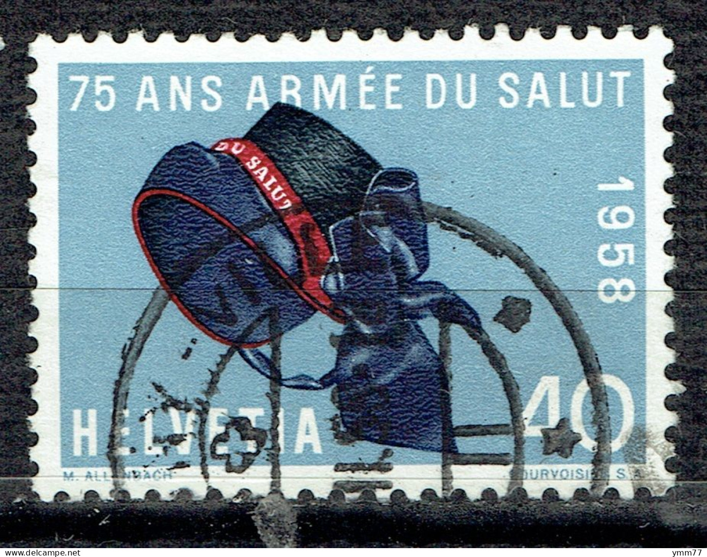 Série De Propagande : 75ème Anniversaire De L'installation En Suisse De L'Armée Du Salut - Used Stamps