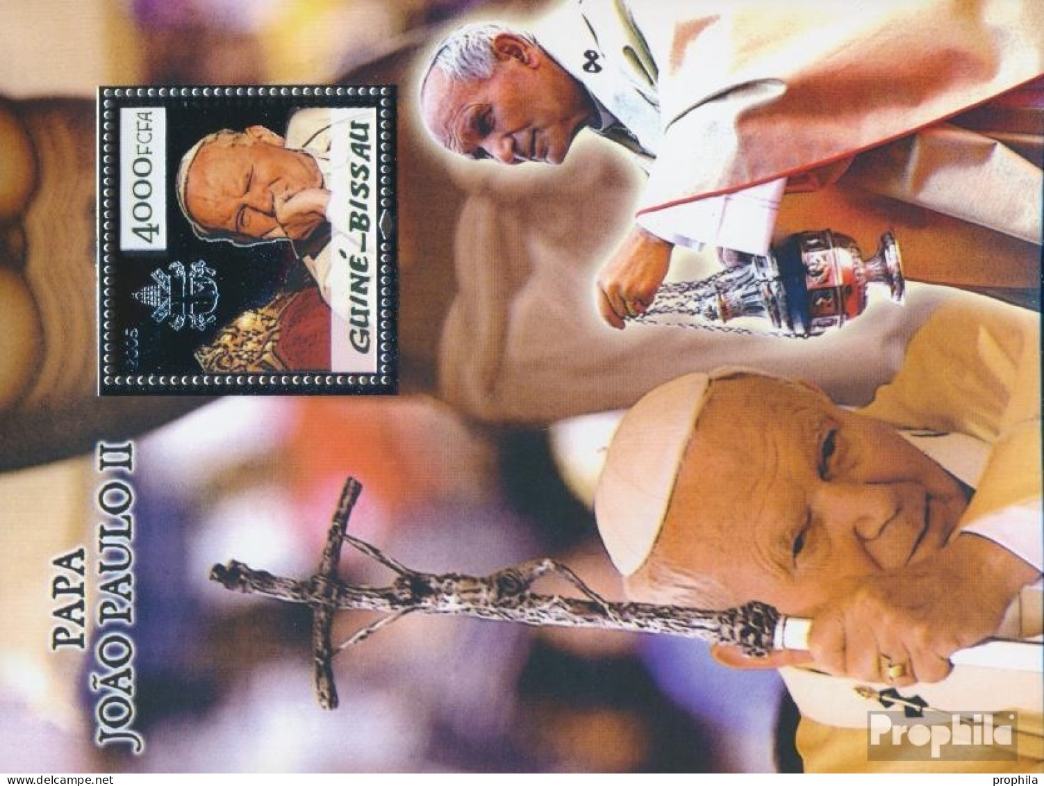 Guinea-Bissau Block 497 (kompl. Ausgabe) Postfrisch 2005 Papst Johannes Paul II. - Guinea-Bissau