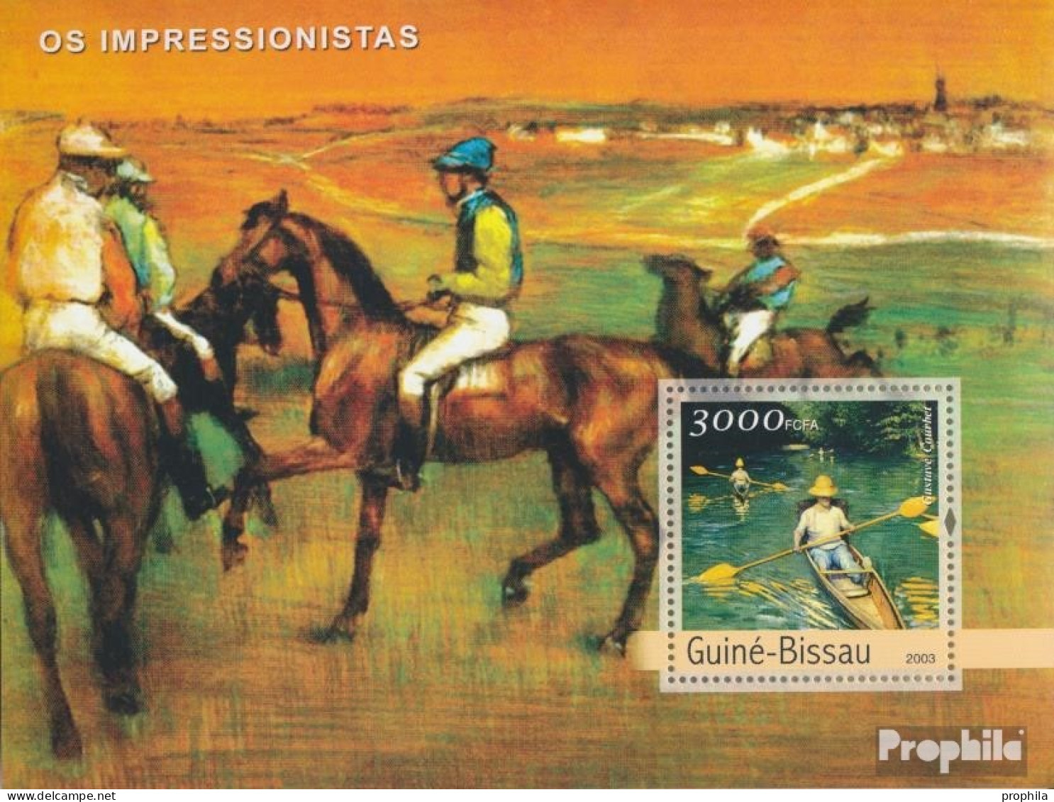 Guinea-Bissau Block 413 (kompl. Ausgabe) Postfrisch 2003 Impressionisten (Courbet) - Guinée-Bissau