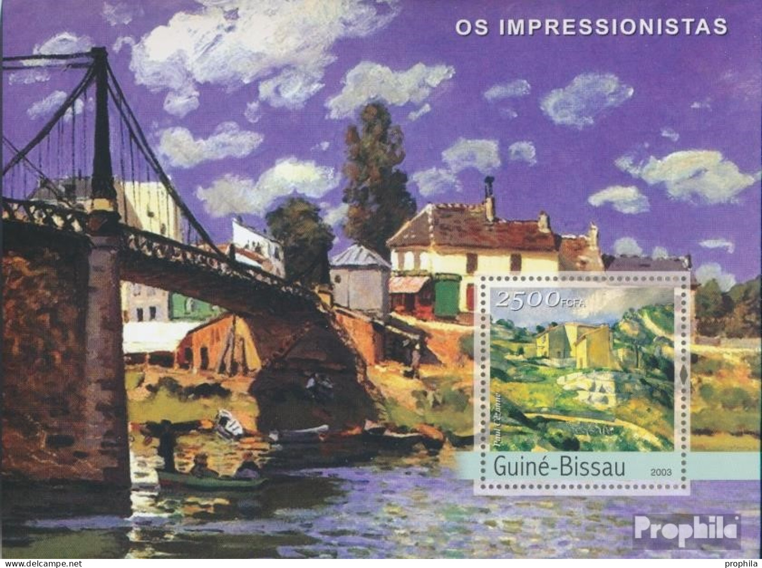 Guinea-Bissau Block 412 (kompl. Ausgabe) Postfrisch 2003 Impressionisten (Cezanne) - Guinea-Bissau