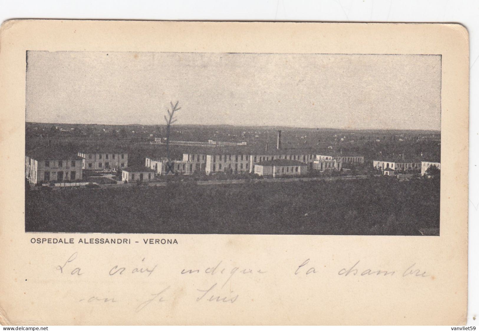 VERONA-OSPEDALE ALESSANDRI-CARTOLINA SCRITTA  MA NON VIAGGIATA-1915-1925 - Verona