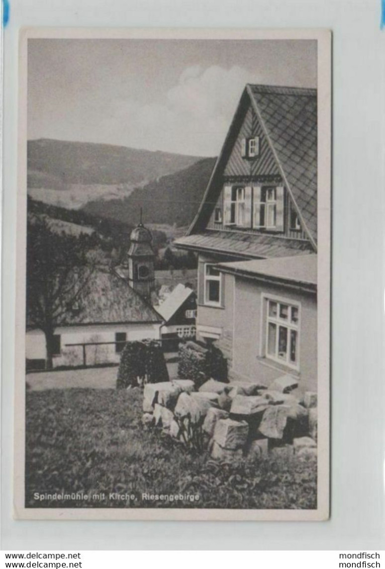 Spindelmühle Mit Kirche - Riesengebirge - Špindlerův Mlýn - Czech Republic