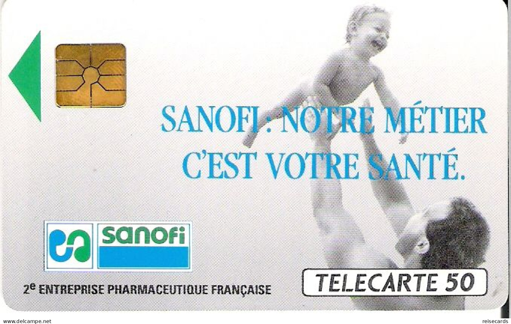France: France Telecom 1990 D344A Sanofi. Mint - 1990