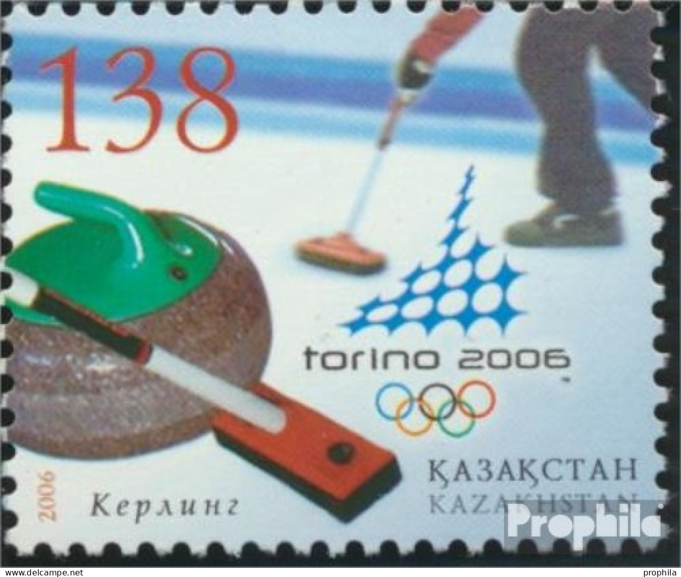 Kasachstan 529 (kompl.Ausg.) Postfrisch 2006 Olympia - Kazachstan