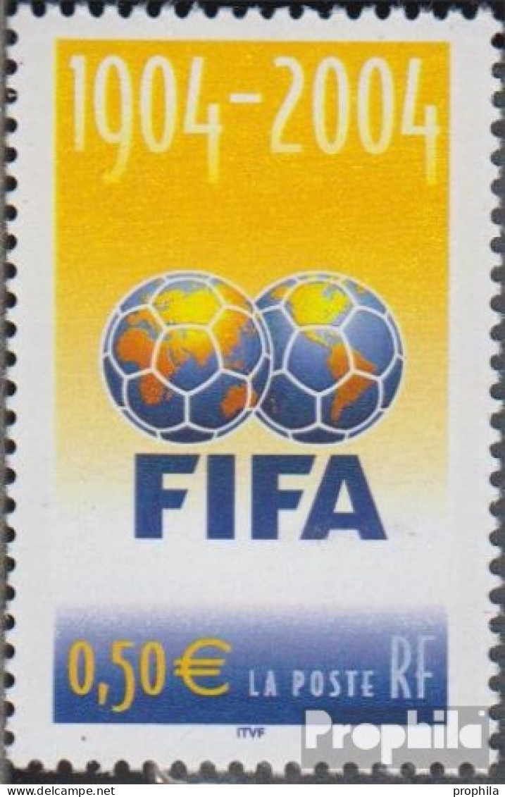 Frankreich 3815 (kompl.Ausg.) Postfrisch 2004 100 Jahre FIFA - Neufs