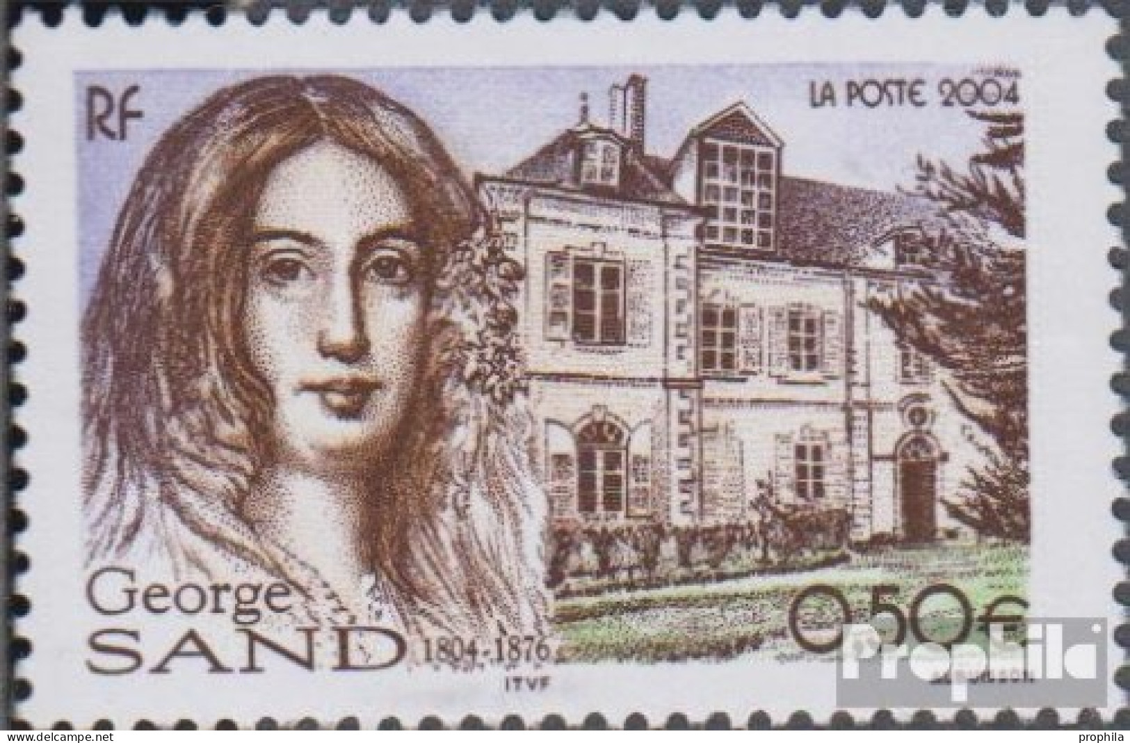 Frankreich 3789 (kompl.Ausg.) Postfrisch 2004 George Sand - Unused Stamps