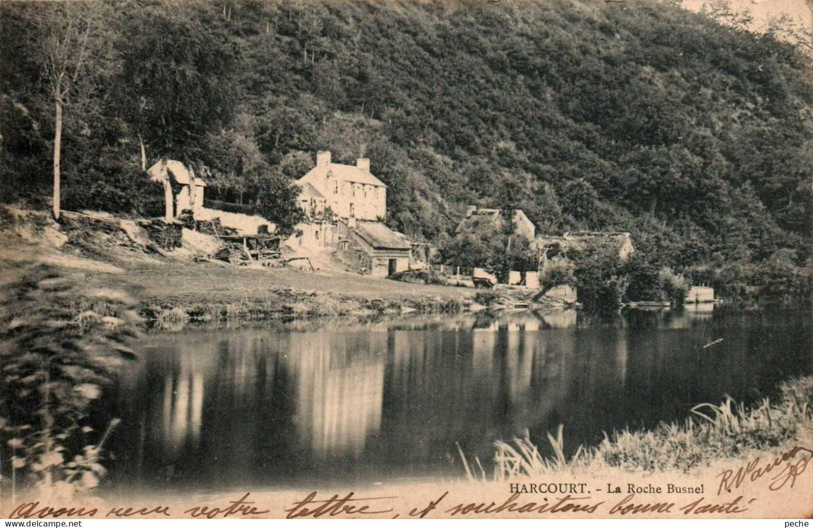 N°366 W -cpa Harcourt -la Roche Busnel- - Thury Harcourt