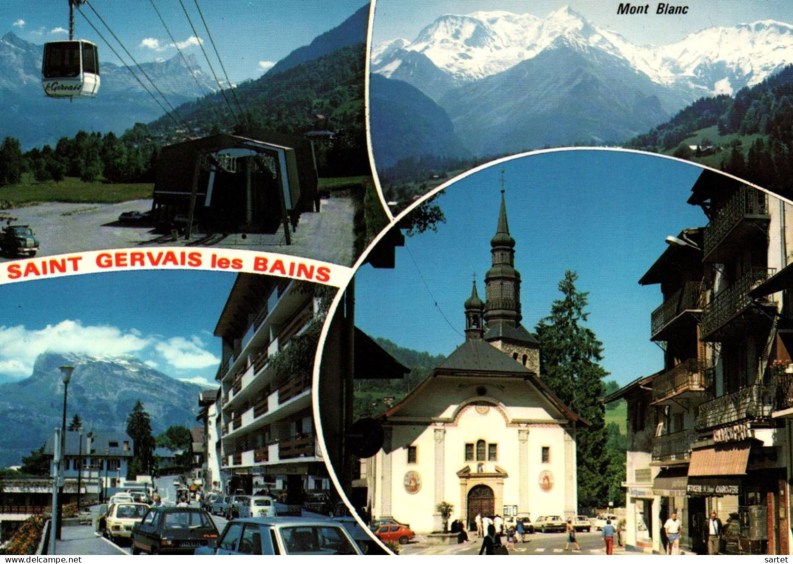 Saint-Gervais-les-Bains Et Massif Du Mont-Blanc - Carte Multivues - Saint-Gervais-les-Bains