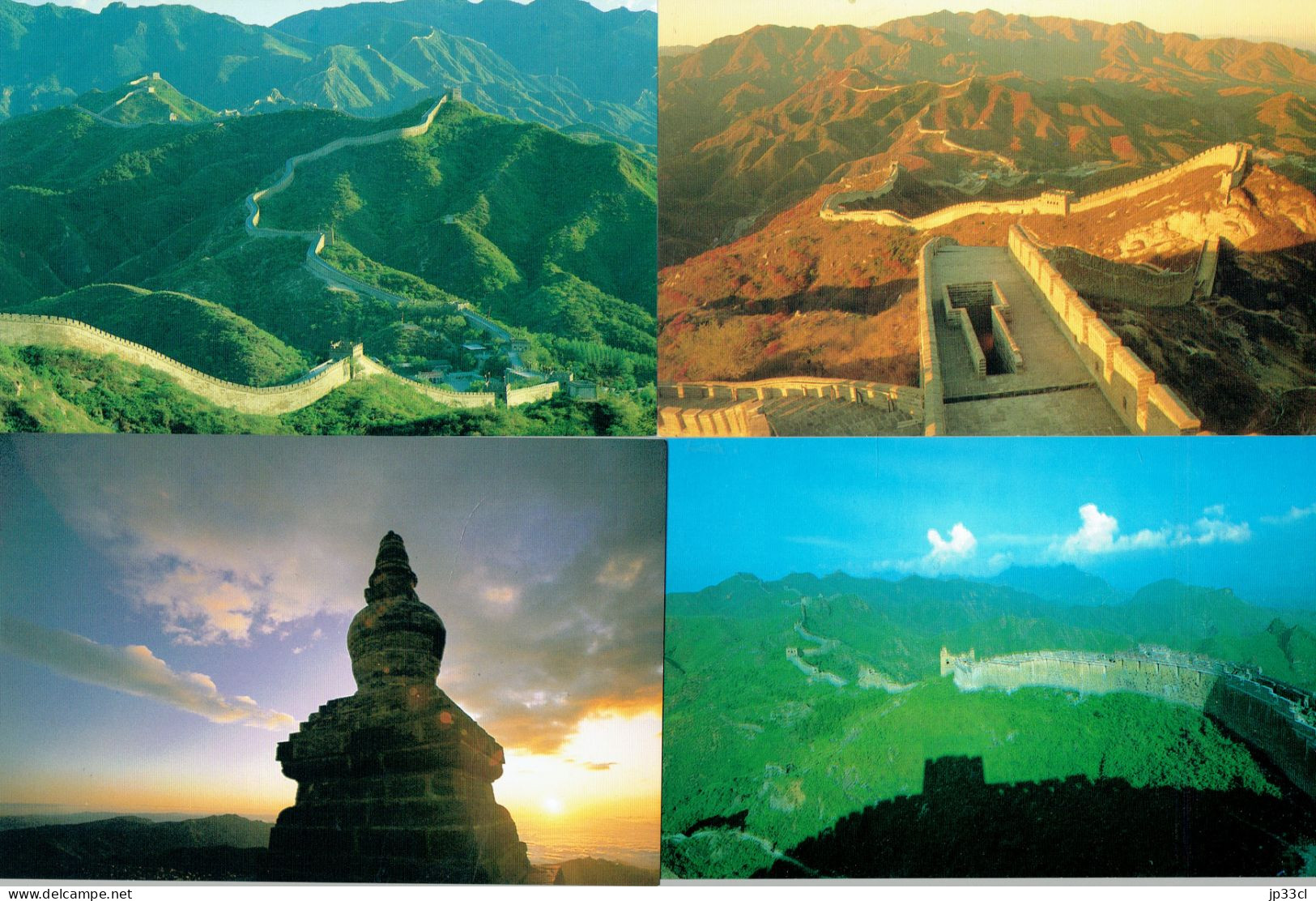 Pochette De 14 CP Vierges De La Grande Muraille De Chine (The Great Wall Of China) - Chine
