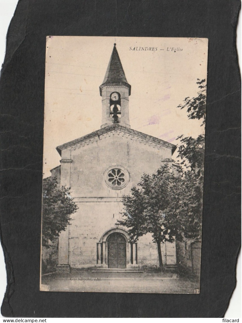 128578          Francia,    Salindres,   L"Eglise,   VG - Alès