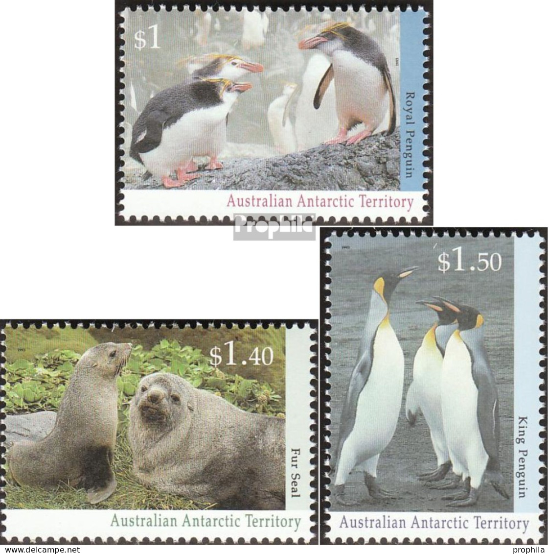 Austral. Gebiete Antarktis Postfrisch Tiere Der Antarktis 1993 Tiere Der Antarktis - Ongebruikt