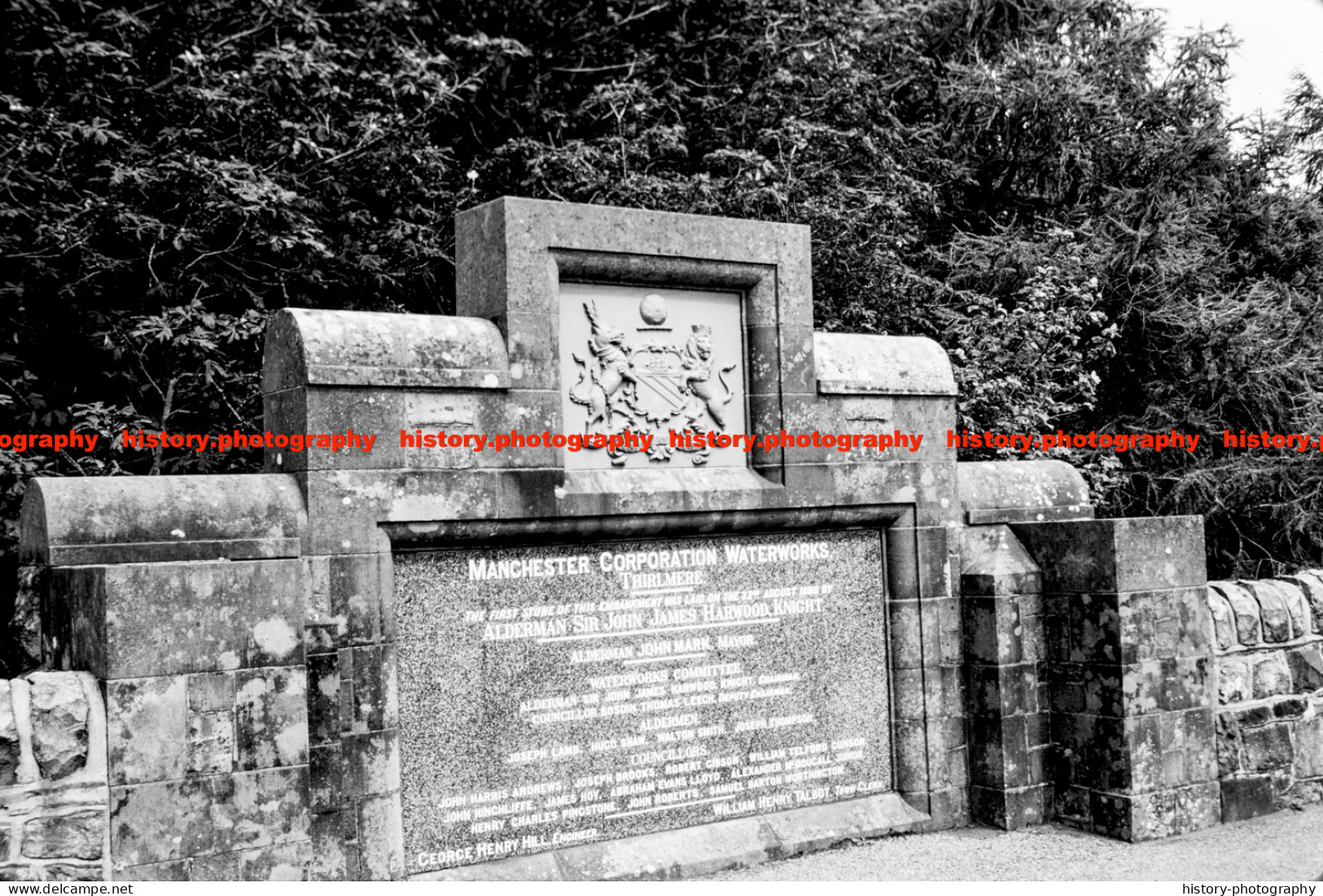 Q002823 Thirlmere Dam. Inscription. Cumbria. 1981 - REPRODUCTION - Andere & Zonder Classificatie