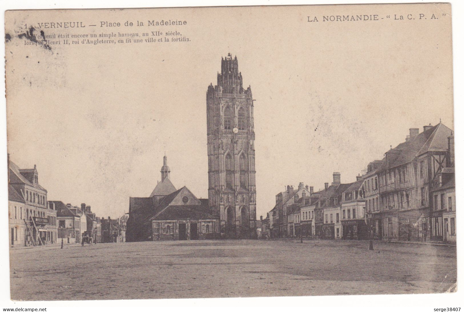 Verneuil - 1905 - Place De La Madeleine # 4-12/24 - Verneuil-sur-Avre