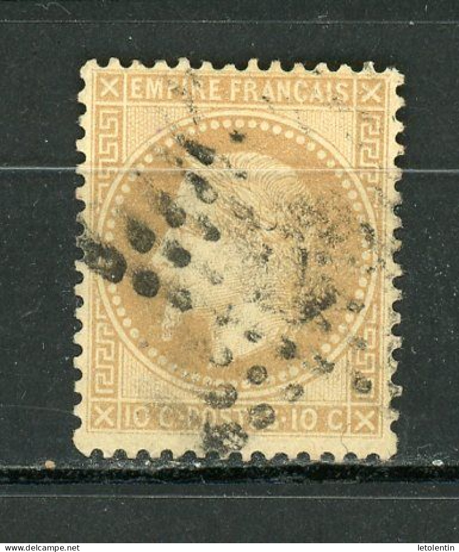 FRANCE -  TYPE NAPOLEON 10 Cts BRUN - N° Yvert 28B Obli. - 1863-1870 Napoléon III Lauré