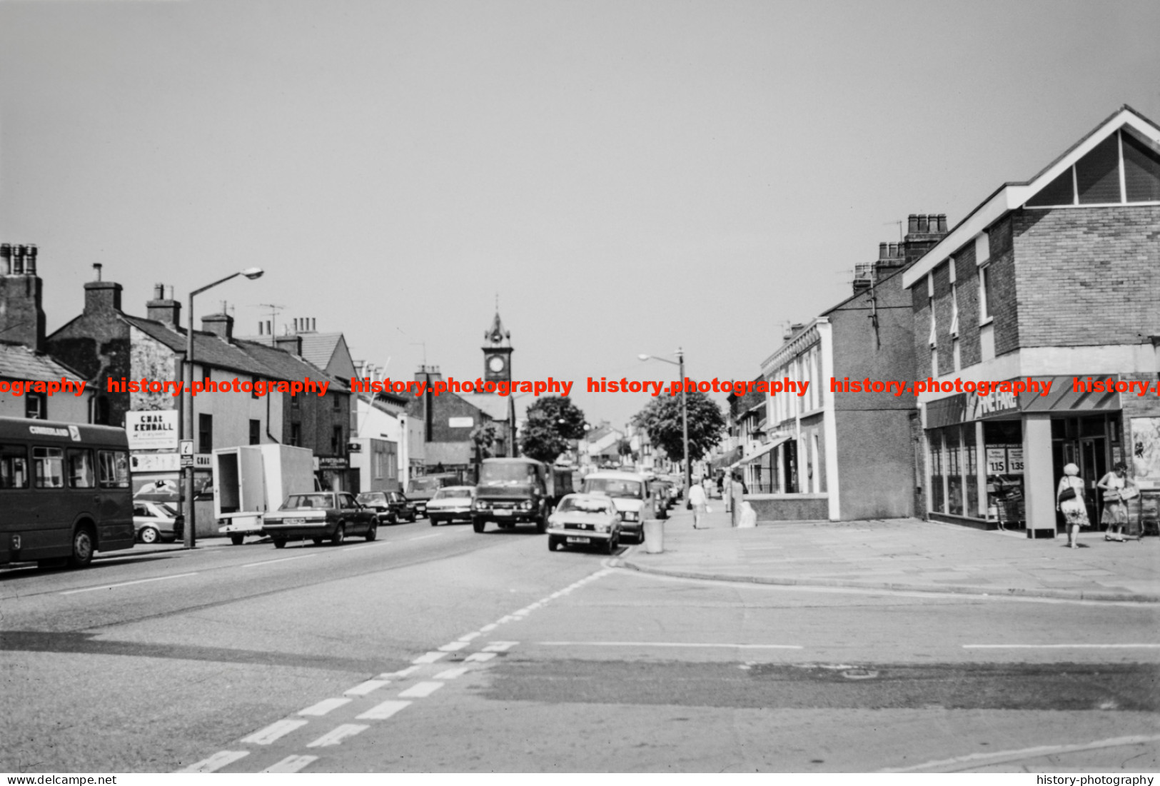 Q003515 Egremont. Street View. Shops. Cumbria. 1985 - REPRODUCTION - Altri & Non Classificati