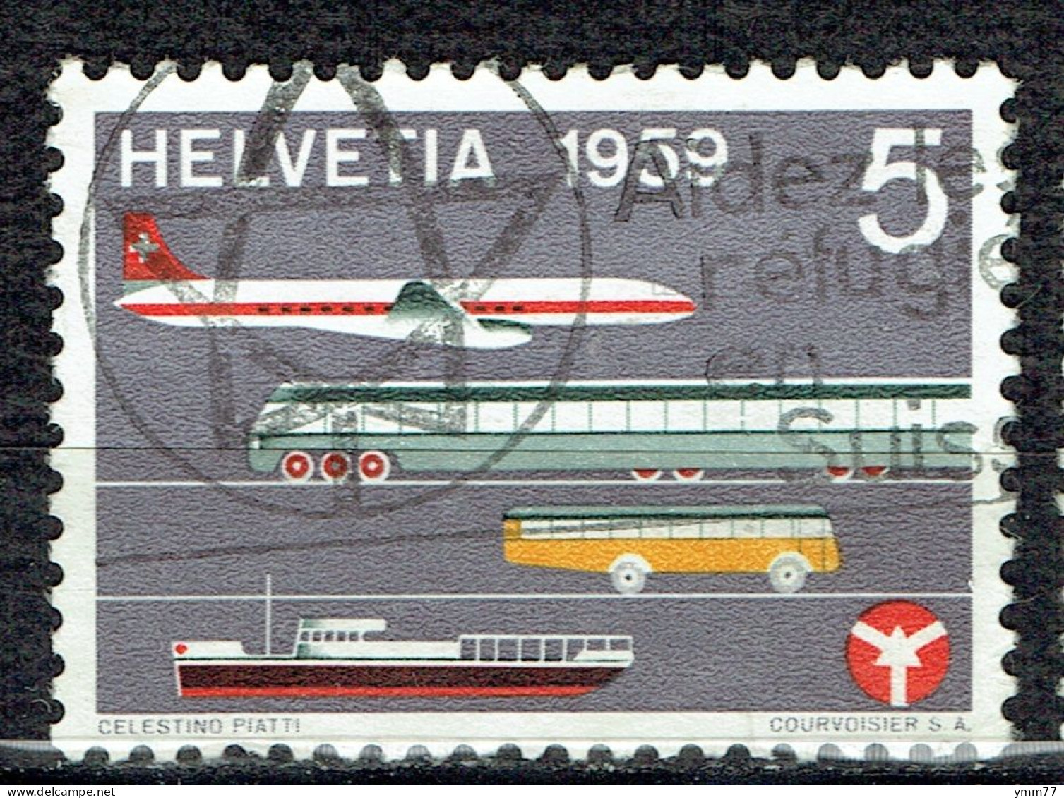 Série De Propagande : Ouverture Du Musée Des Transports Et Télécommunications à Lucerne - Used Stamps