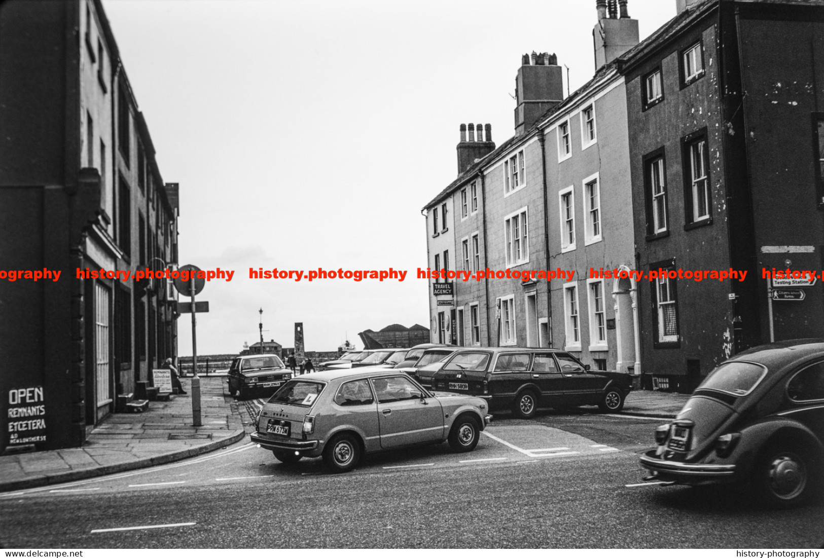 Q003527 Whitehaven. Dock Area. Travel Agency. Cumbria. 1981 - REPRODUCTION - Altri & Non Classificati