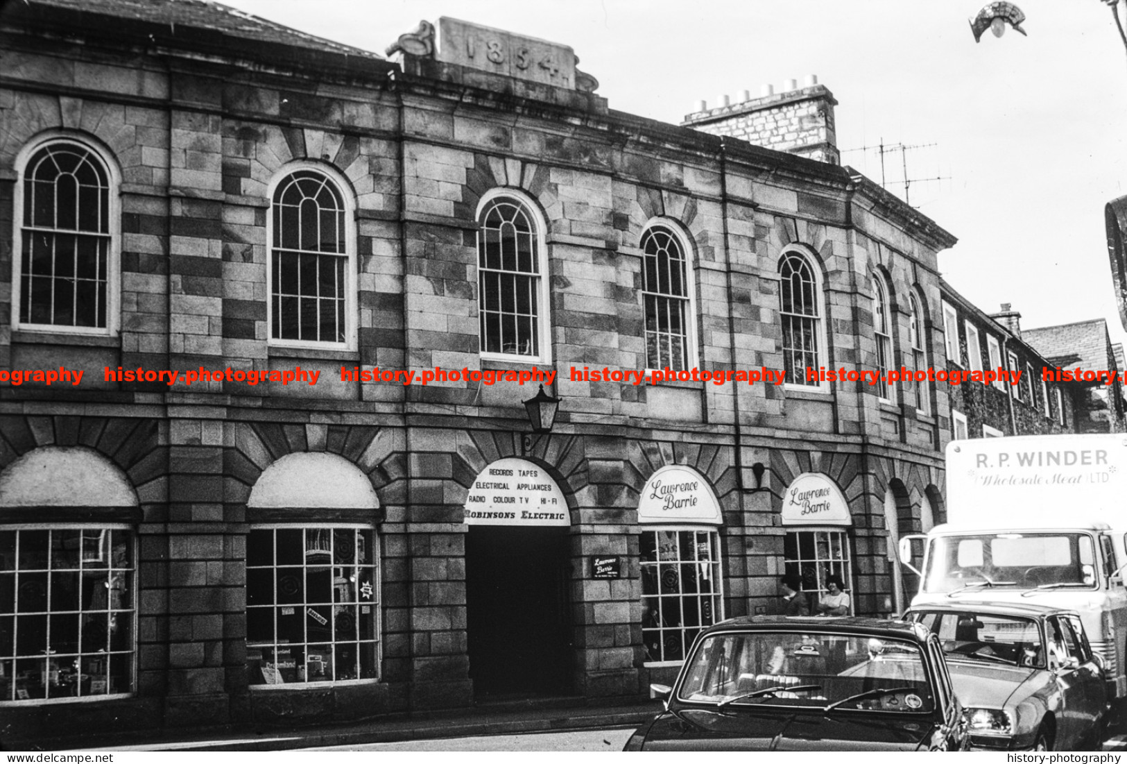 Q003468 Kirkby Lonsdale. Street View. Cumbria. 1977 - REPRODUCTION - Altri & Non Classificati