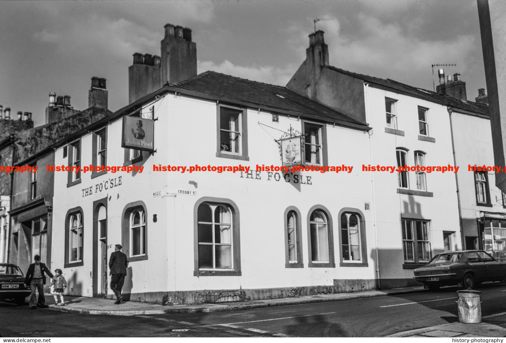 Q003372 Maryport. John Peel House. The Focsle. Crosby St. Wood St. Cumbria. 1975 - REPRODUCTION - Altri & Non Classificati