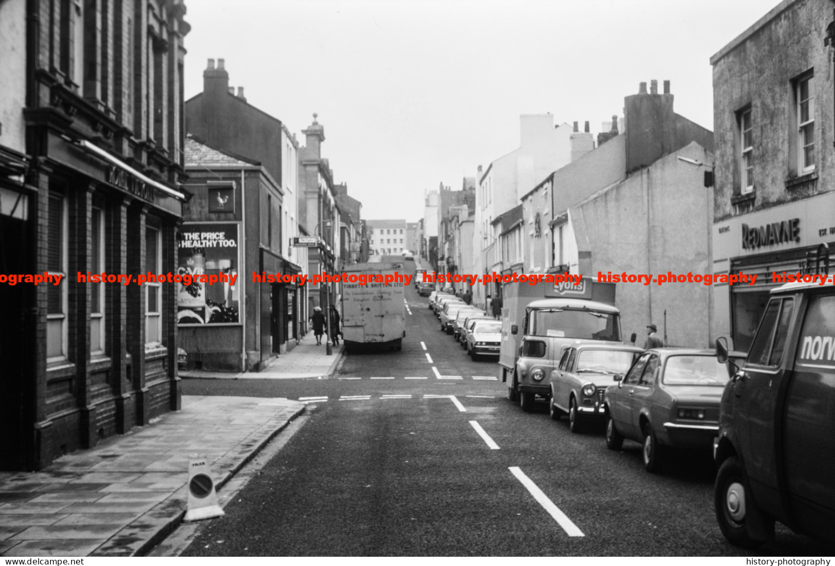 Q003336 Maryport. Street View. Cumbria. 1977 - REPRODUCTION - Autres & Non Classés
