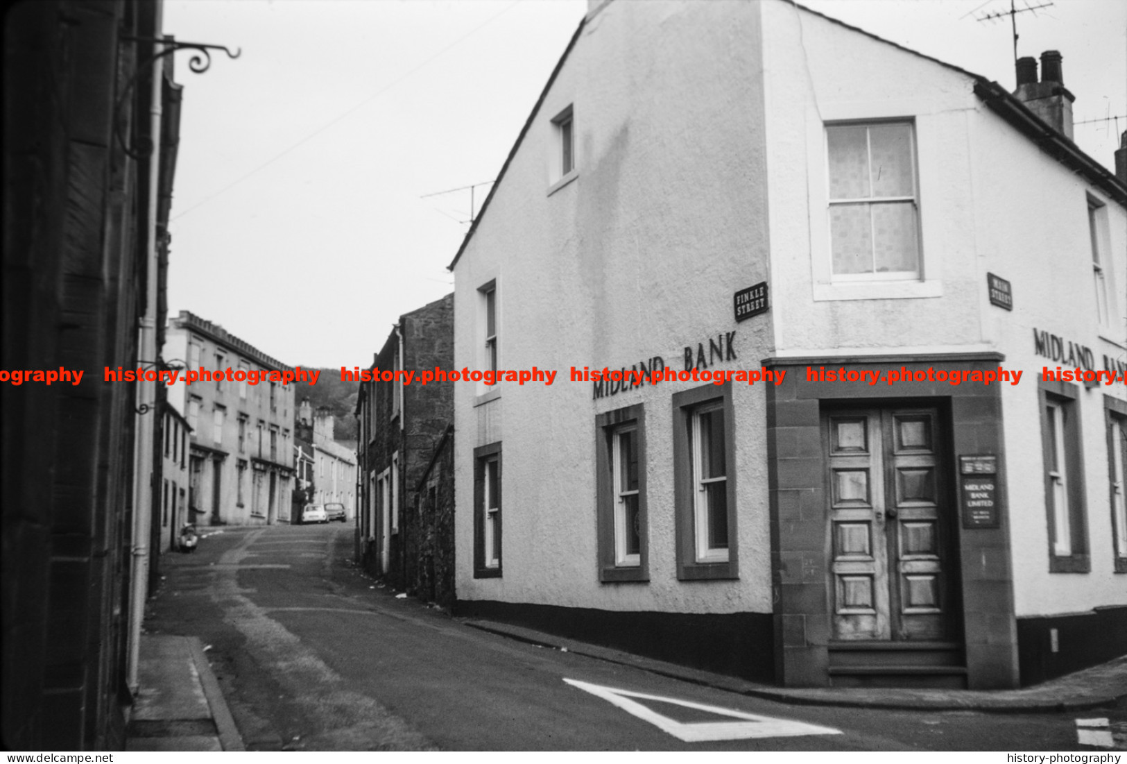 Q003285 St. Bees. Finkle Street. Midland Bank. Cumbria. 1971 - REPRODUCTION - Altri & Non Classificati