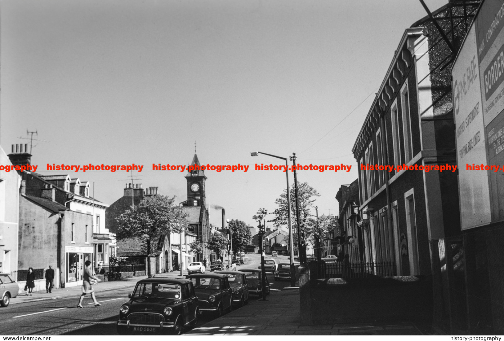 Q003274 Egremont. Main Street. Cumbria. 1971 - REPRODUCTION - Altri & Non Classificati