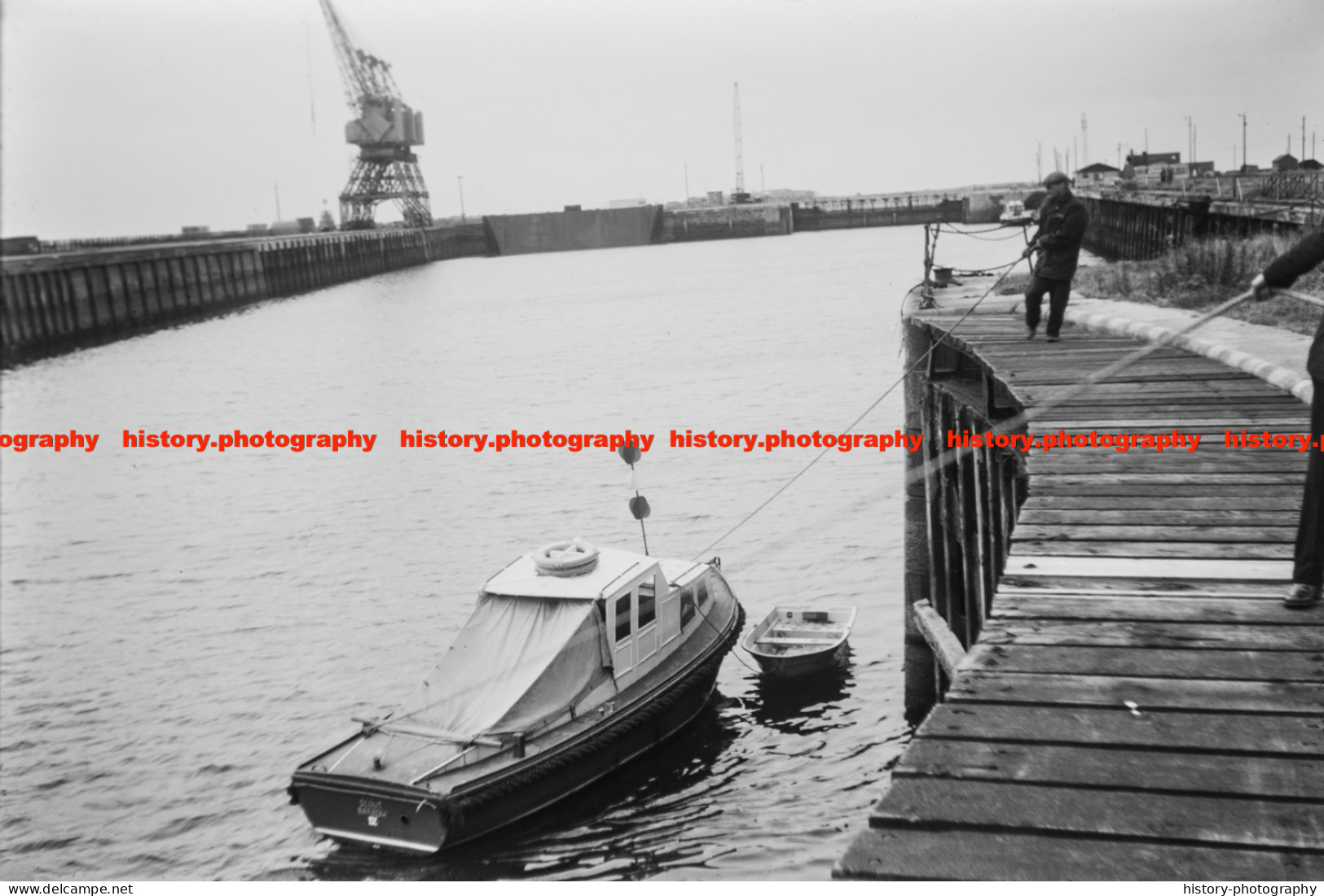 Q003190 Dock Entrance Basin. Barrow In Furness. Cumbria. 1974 - REPRODUCTION - Other & Unclassified