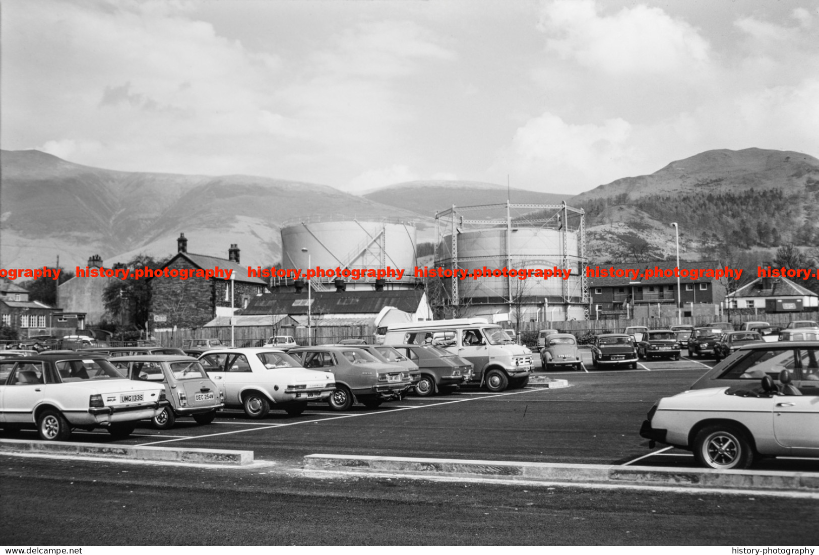 Q003174 Keswick. Bell Close Car Park. Cumbria. 1981 - REPRODUCTION - Other & Unclassified