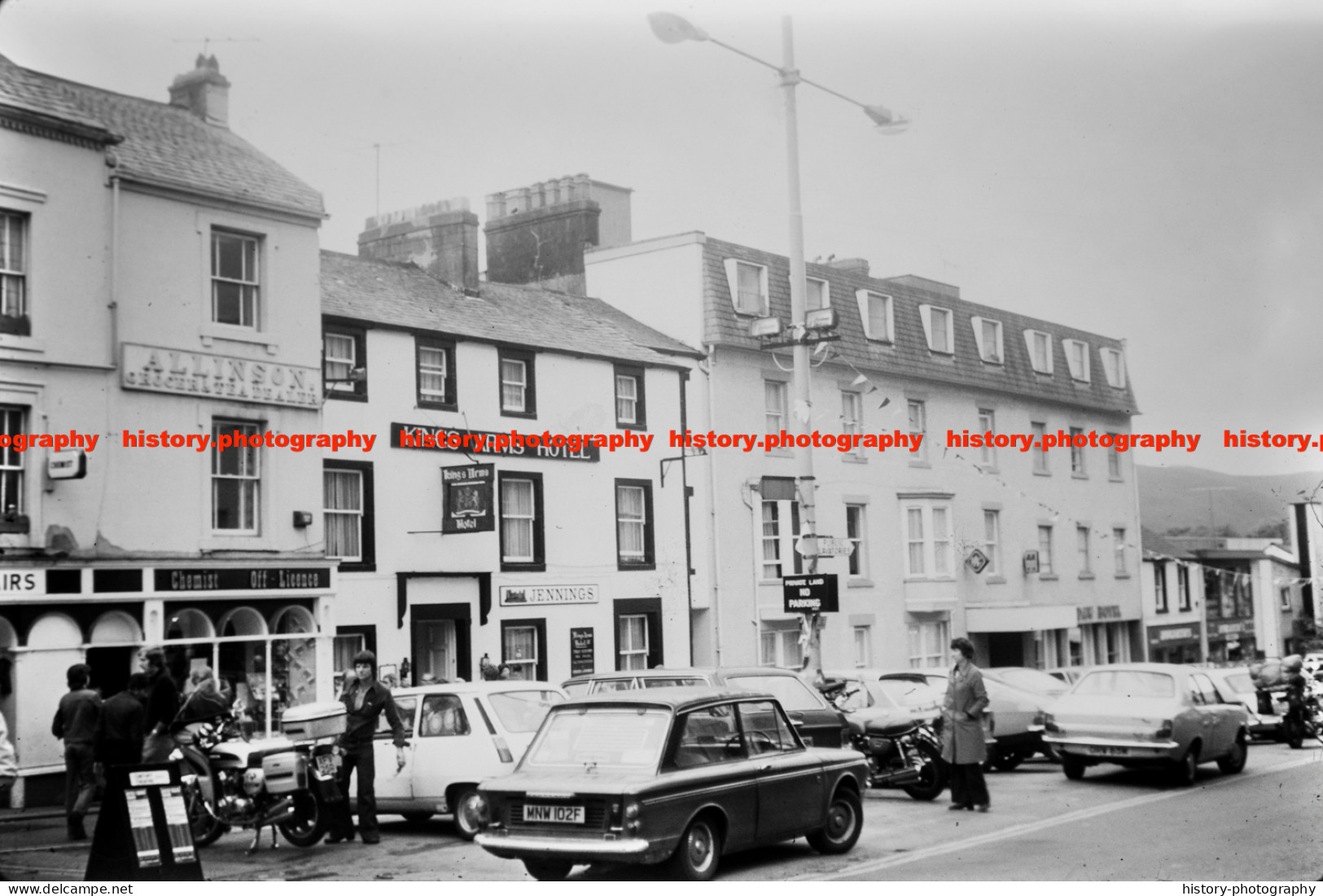 Q003156 Keswick. Kings Arms Hotel. Cumbria. 1977 - REPRODUCTION - Andere & Zonder Classificatie