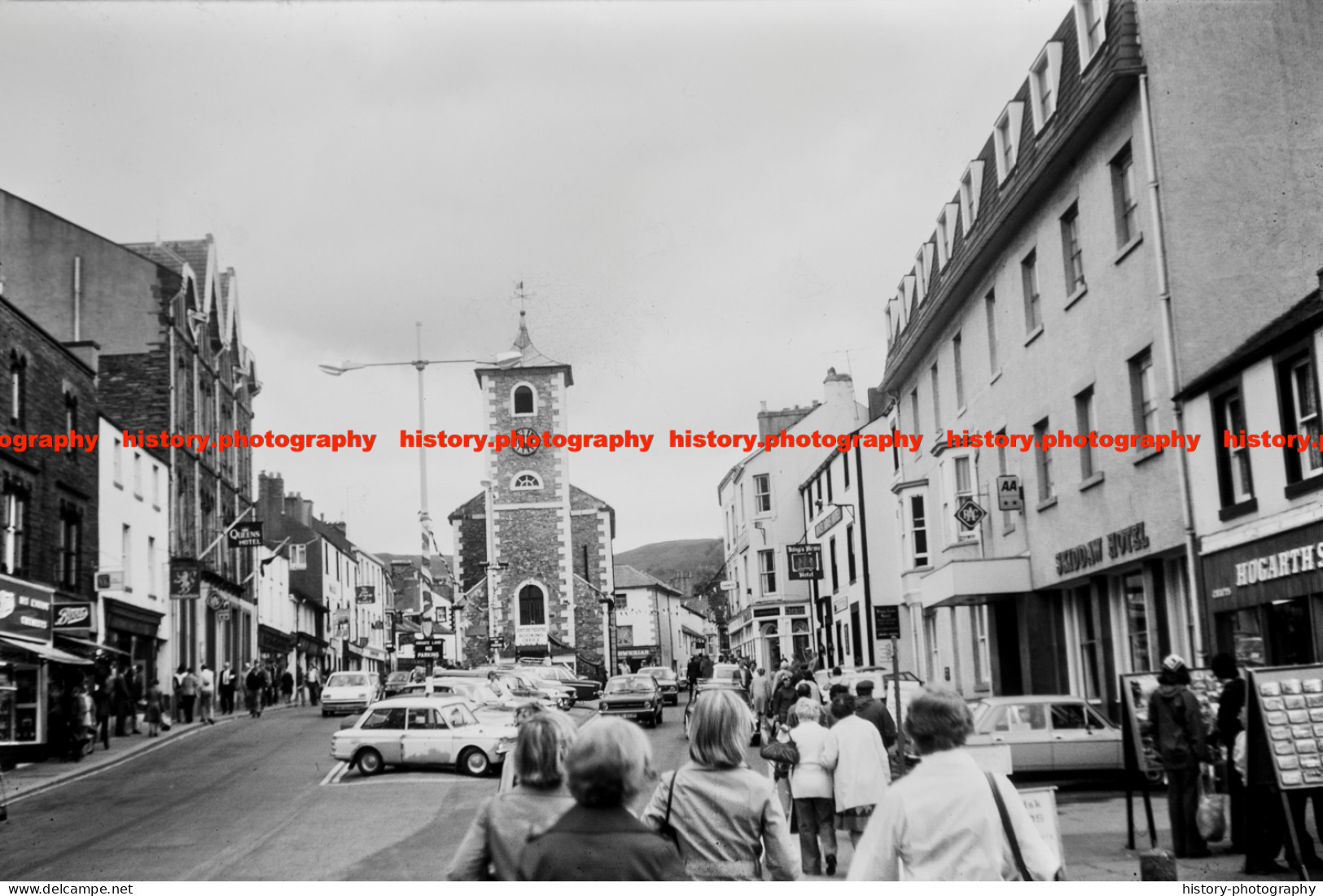 Q003155 Keswick. Market Place. Cumbria. 1977 - REPRODUCTION - Other & Unclassified