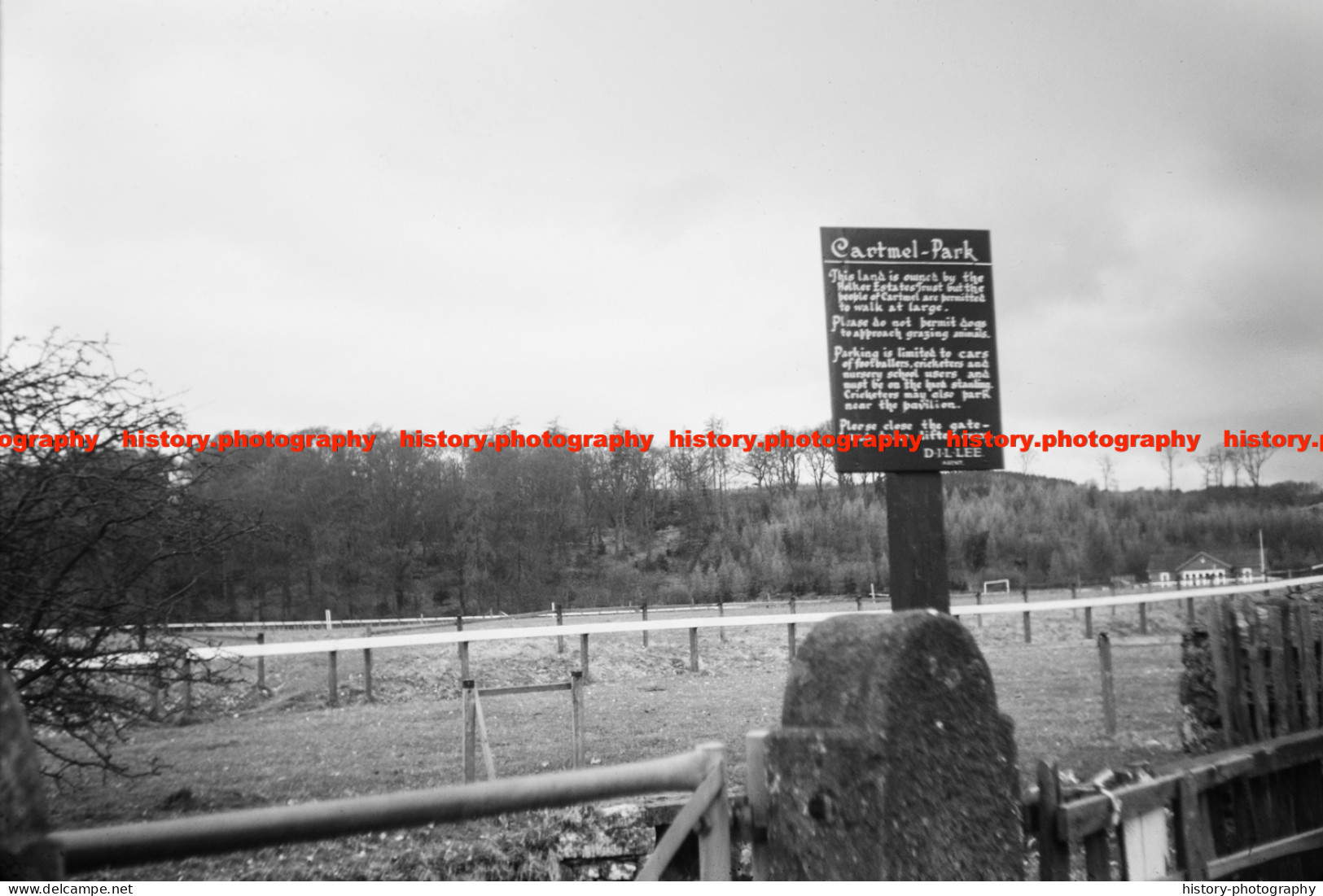 Q003125 Cartmel. Racecourse. Park. Cumbria. 1973 - REPRODUCTION - Other & Unclassified