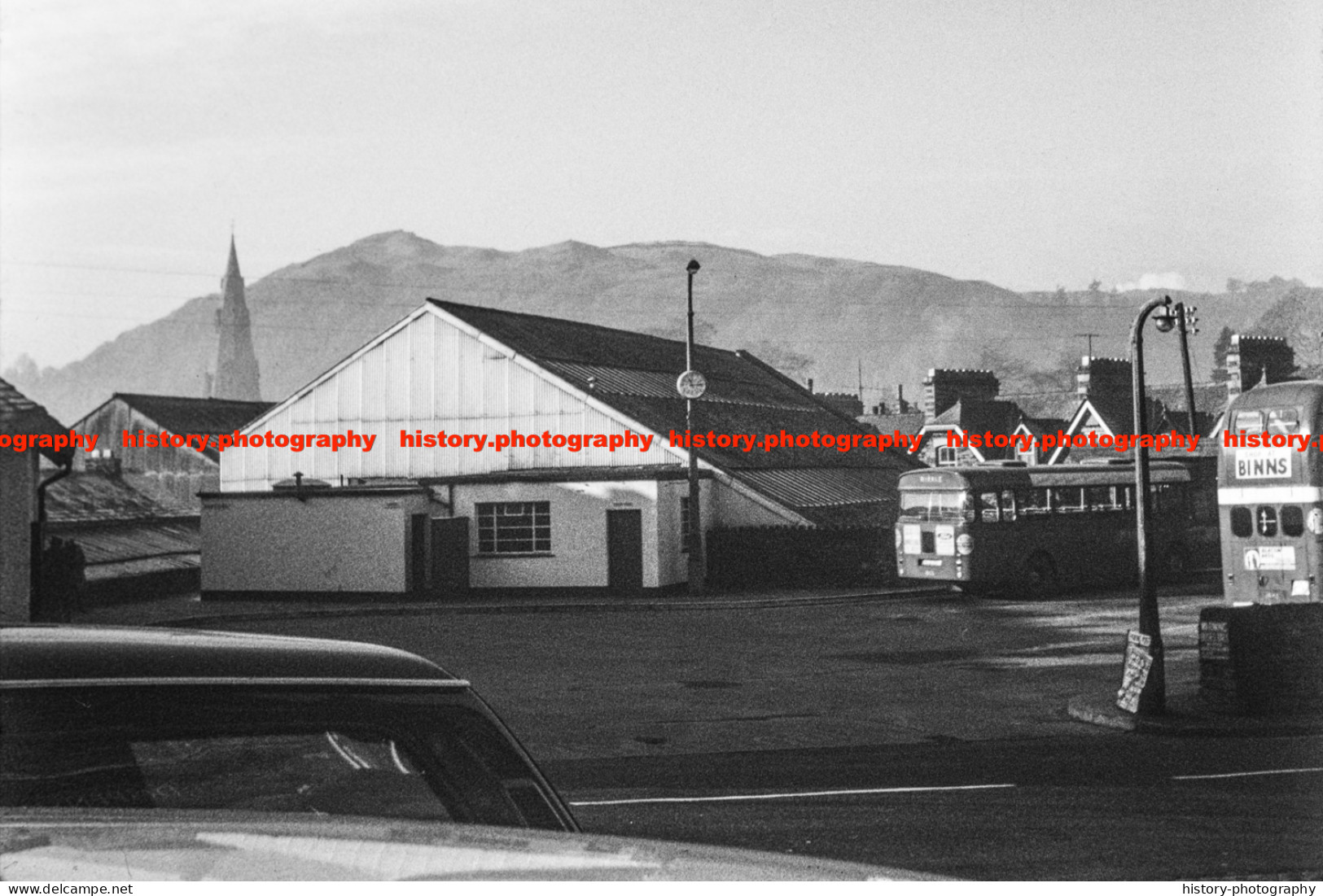 Q003740 Ambleside. Bus Station. Cumbria. 1969 - REPRODUCTION - Altri & Non Classificati