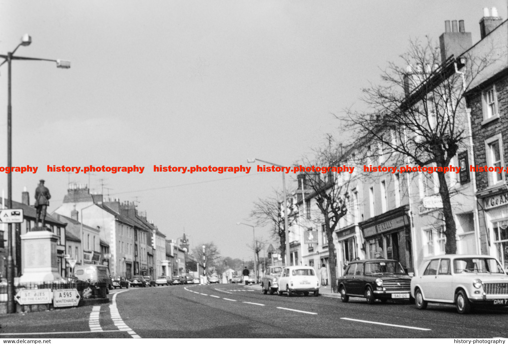 Q003717 Egremont. Street View. Cumbria. 1970 - REPRODUCTION - Other & Unclassified
