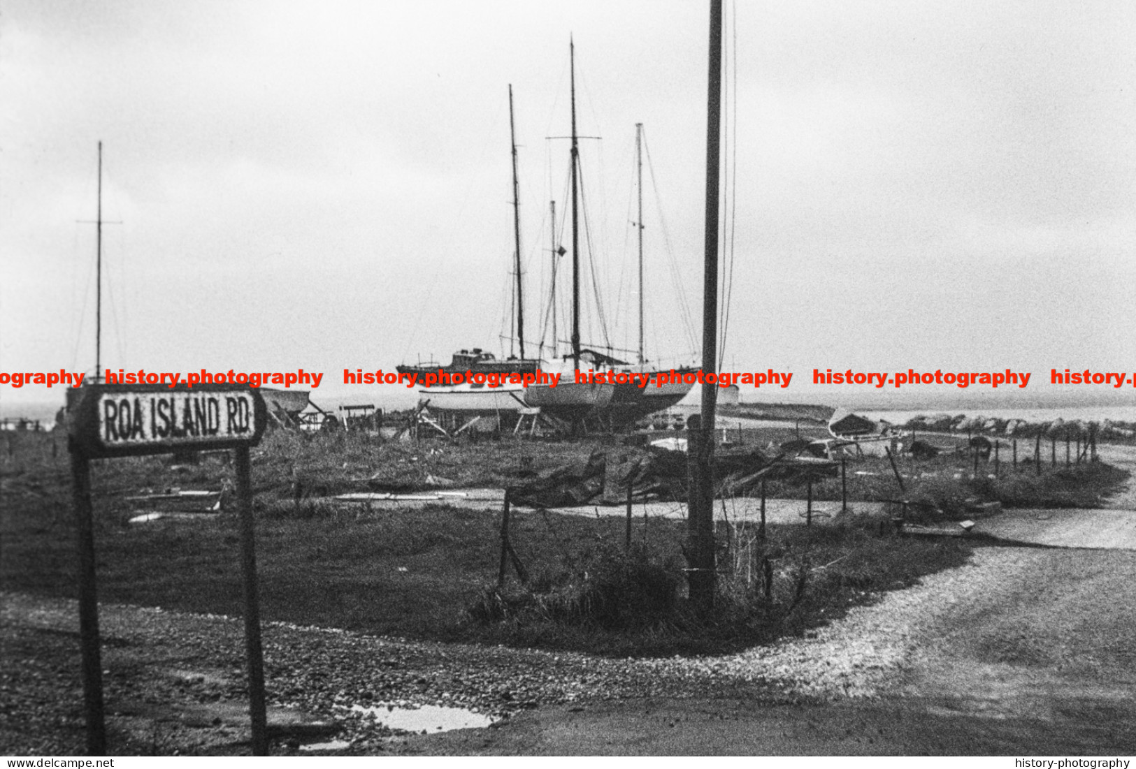 Q003727 Roa Island. Boats. Barrow In Furness. Cumbria. 1971 - REPRODUCTION - Other & Unclassified