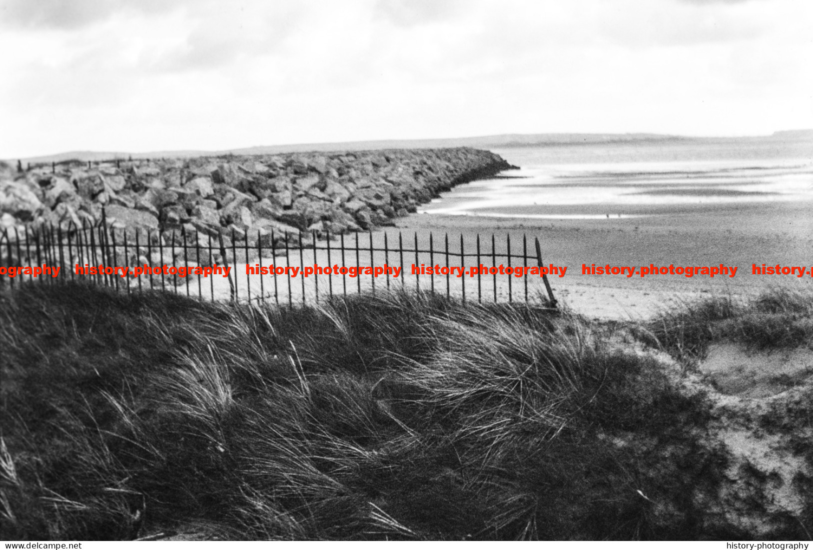 Q003704 Haverigg. Seawall. Millom. Cumbria. 1969 - REPRODUCTION - Other & Unclassified