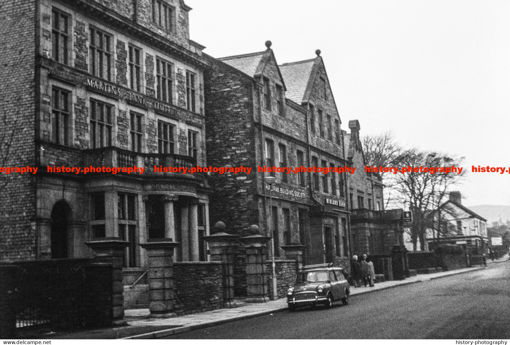 Q003705 Millom. Street View. Banks. Cumbria. 1969 - REPRODUCTION - Sonstige & Ohne Zuordnung
