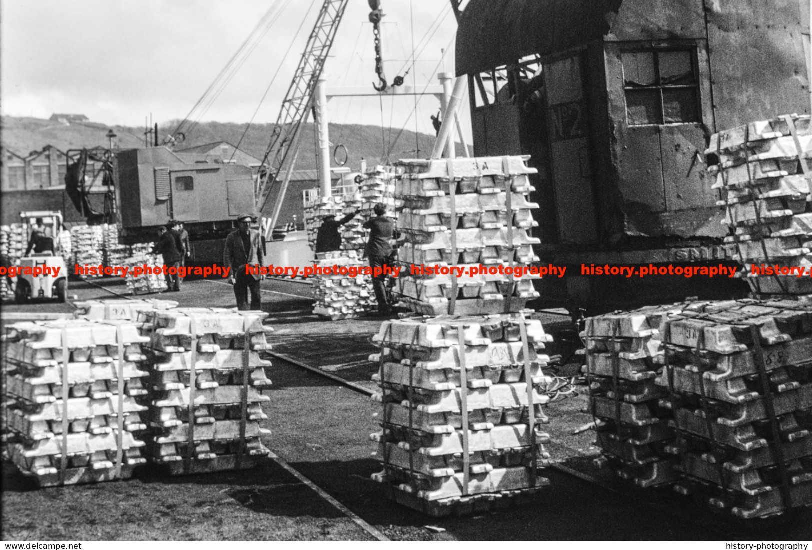 Q003665 Whitehaven. Alloy Ignots. Cumbria. 1969 - REPRODUCTION - Other & Unclassified