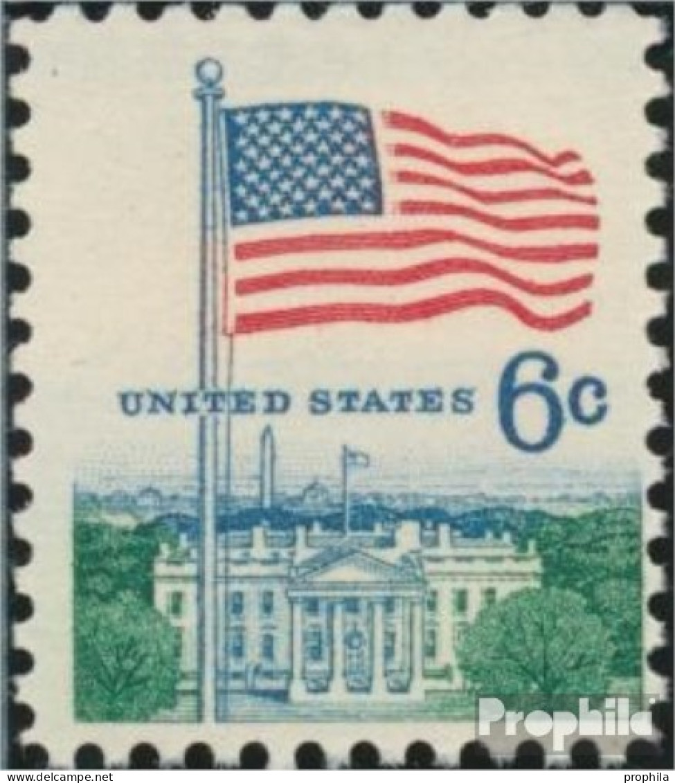 USA 941A (kompl.Ausg.) Postfrisch 1968 Flagge Und Weißes Haus - Ongebruikt
