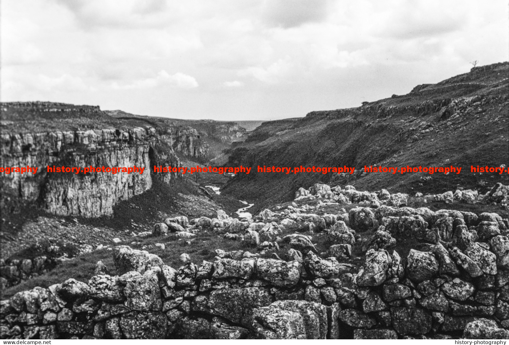 Q003664 Gordale Scar. Cumbria. 1970 - REPRODUCTION - Autres & Non Classés