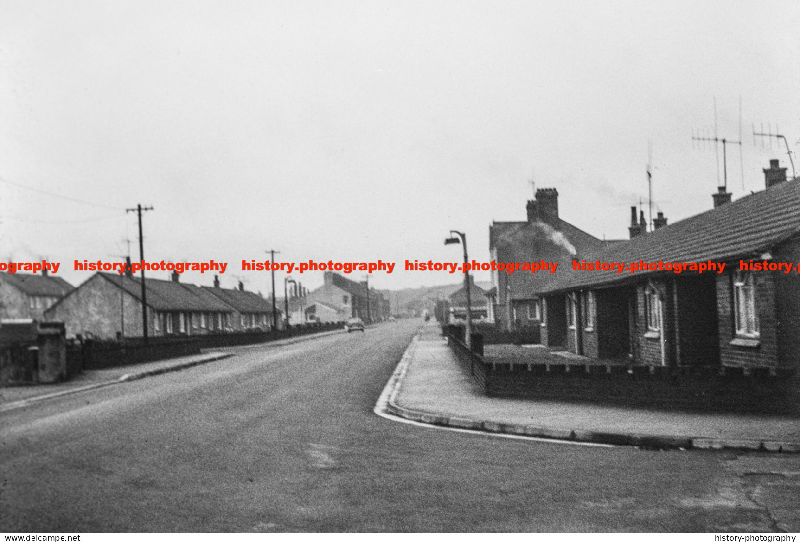Q003655 Millom. Road To Ironworks. Cumbria. 1969 - REPRODUCTION - Andere & Zonder Classificatie