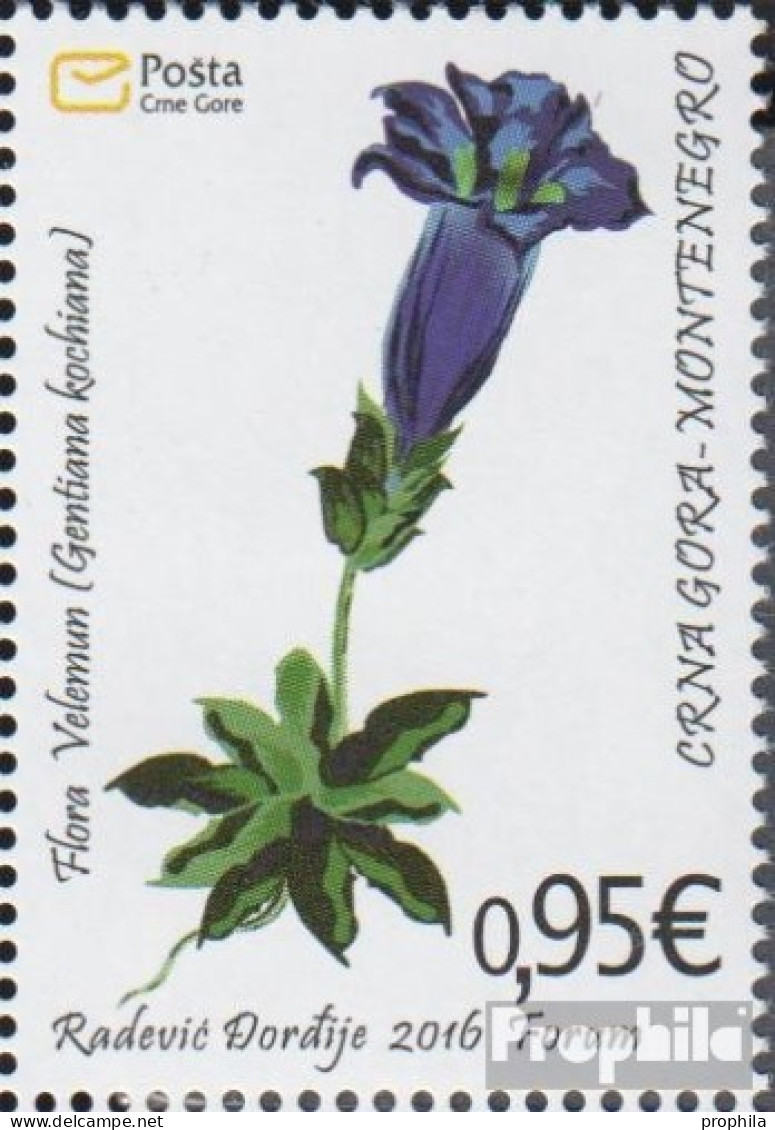 Montenegro 385 (kompl.Ausg.) Postfrisch 2016 Flora - Montenegro