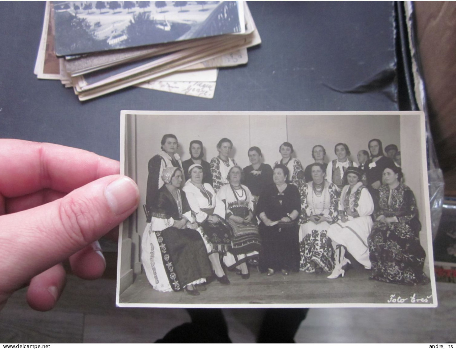 Szabadka Subotica National Costumes Group Women Foto Eres Subotica Old Photo Postcards - Serbie