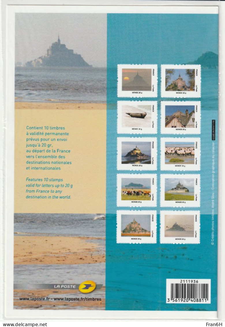 Collector 2011 - Mont Saint Michel - 10 Timbres VP Monde - Neuf Scellé - Autoadhesif - Autocollant - Collectors