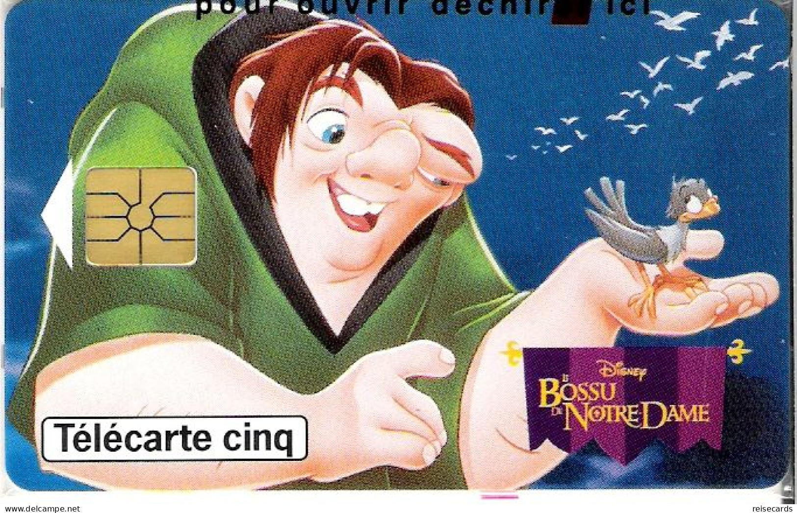 France: France Telecom 04/97 Gn314 Nestlé, Disney Le Bossu De Notre Dame. NSB - 1997